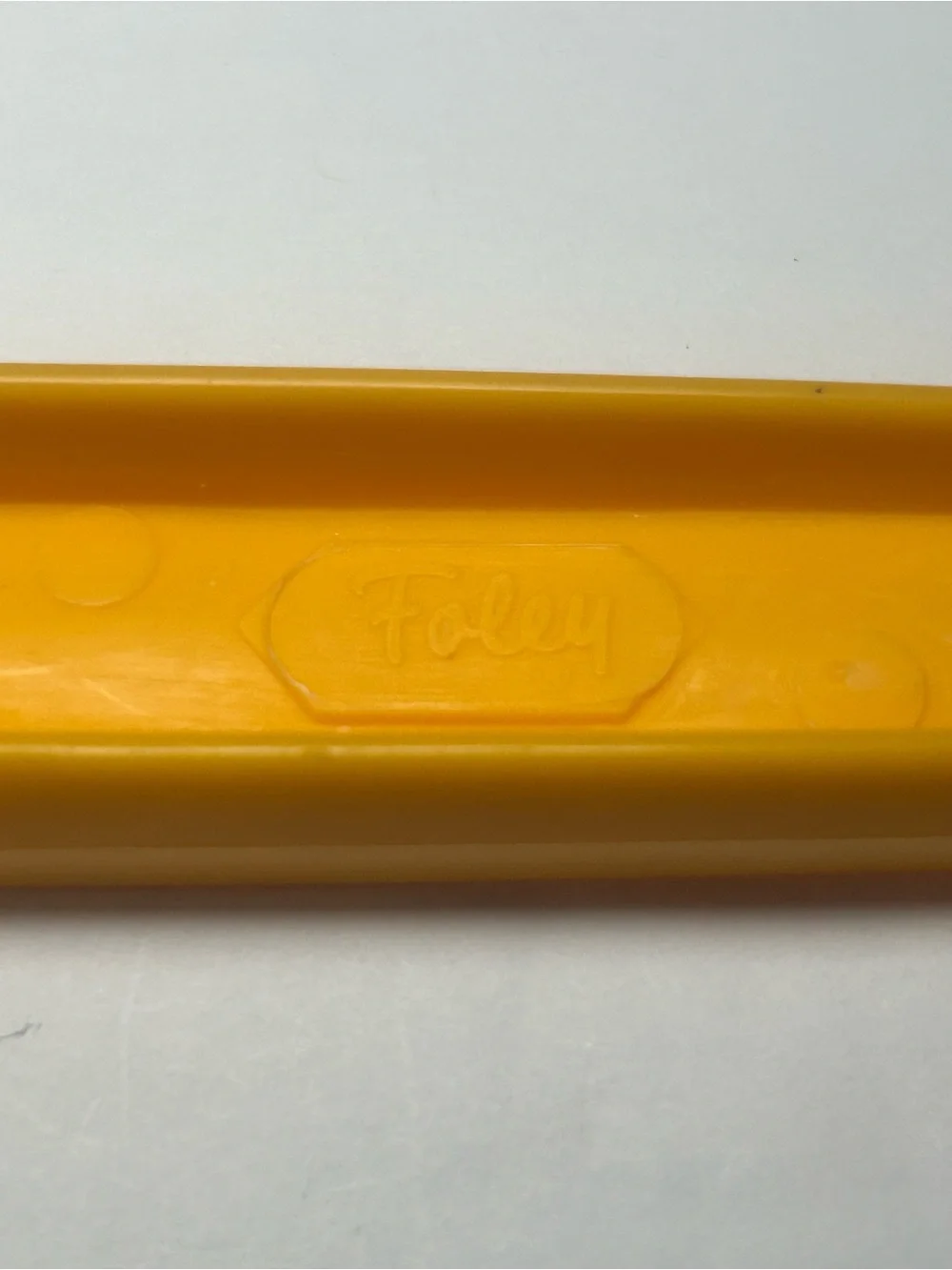 FOLEY Nylon Serving Spoon Yellow Orange Retro Kitchen Utensil 70s MCM Vintage